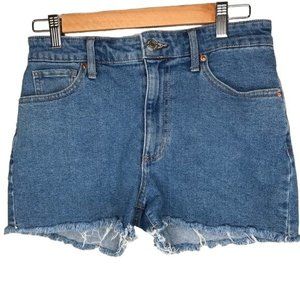 Wild fable ladies denim cut off Jean shorts blue size 6